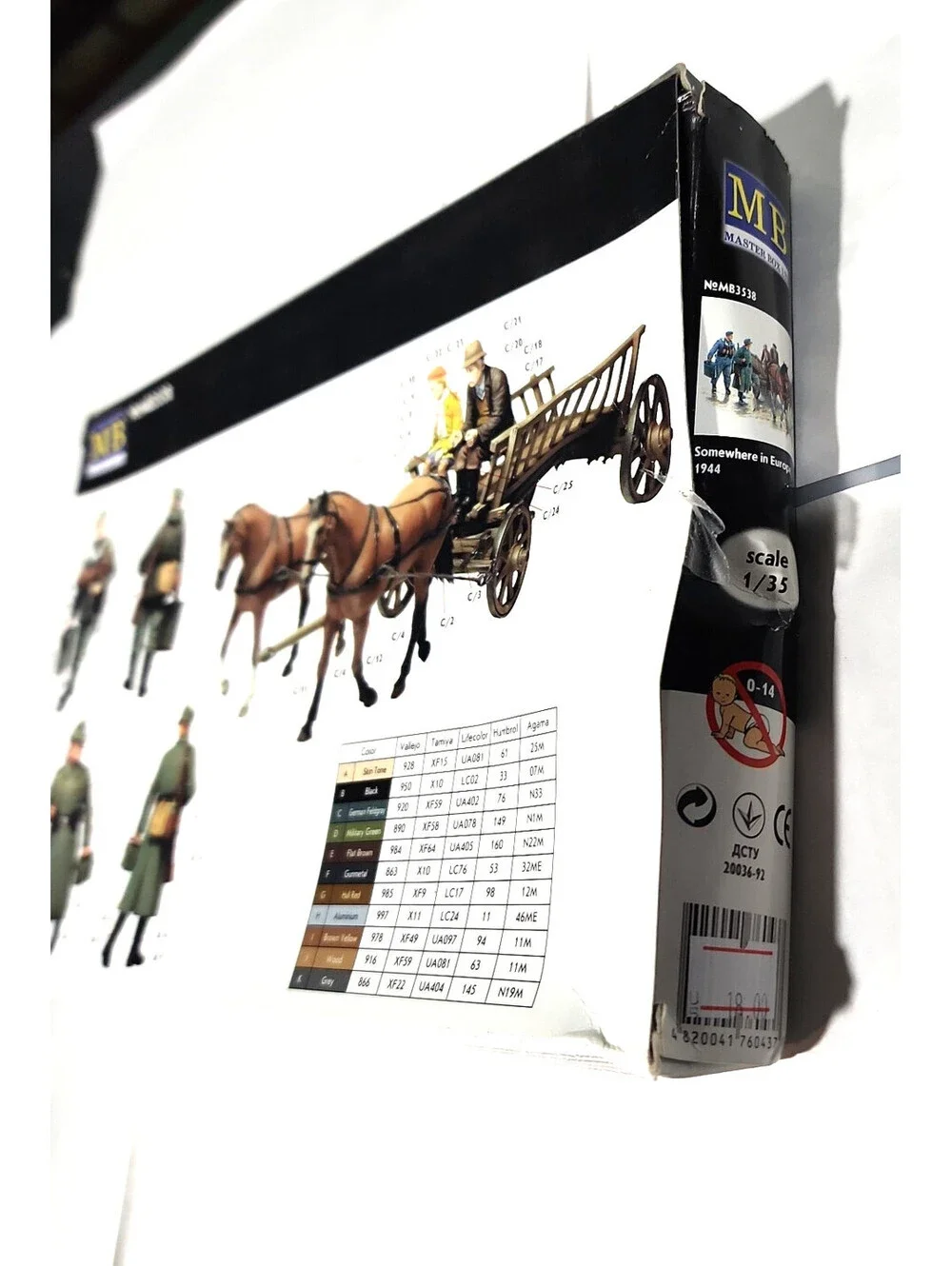 Master Box 1/35 Somewhere in Europe 1944 Model Kit MB3538 New